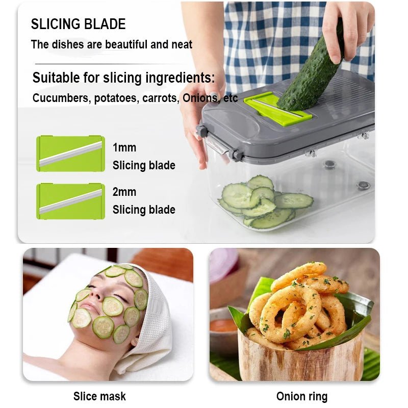 22 In 1 Multifunctional Vegetable Cutter | Viral Daily Kitchen Gadget - VarietyGifts