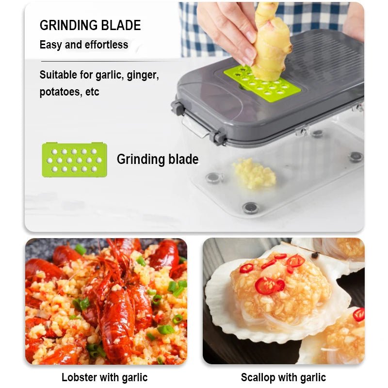 22 In 1 Multifunctional Vegetable Cutter | Viral Daily Kitchen Gadget - VarietyGifts