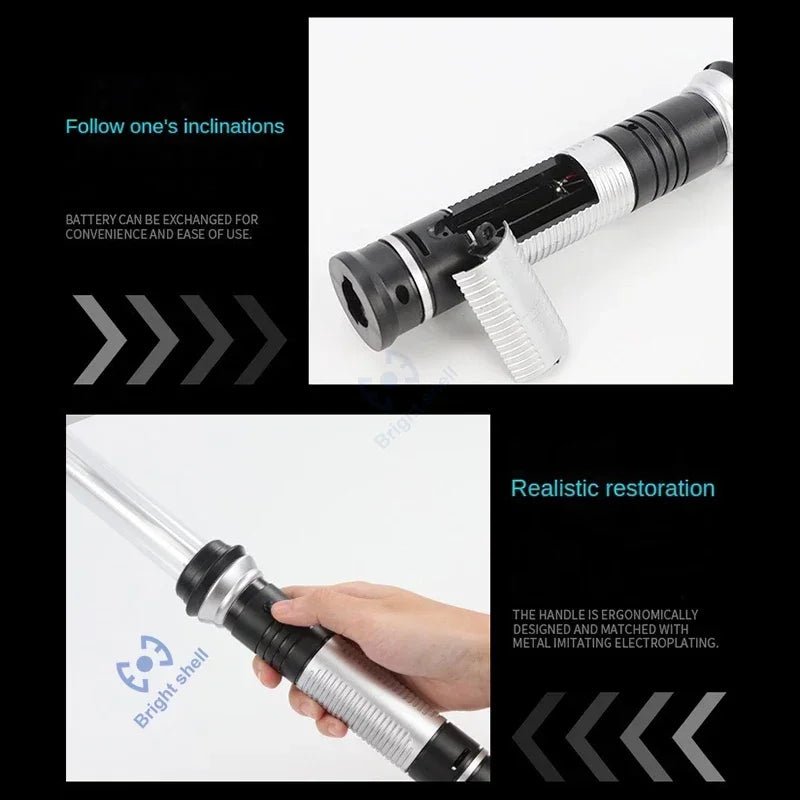 80cm Glowing Lightsaber With Sounds | RGB Laser Sword Toy, Children's - VarietyGifts