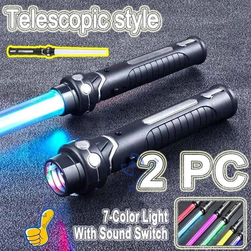 80cm Glowing Lightsaber With Sounds | RGB Laser Sword Toy, Children's - VarietyGifts