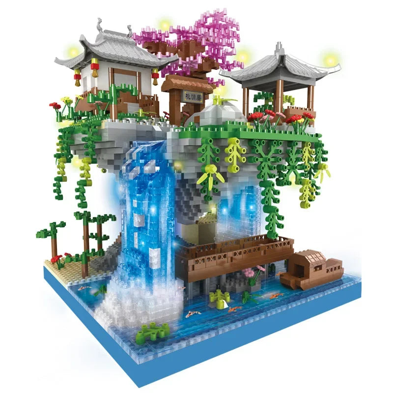 Ancient Island Castle Building Set | Building Block Children's DIY Toy