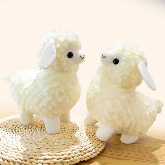 Adorable Sheep Plush Toy | Cute Lamb Kawaii Stuffed Animal, Fluffy - VarietyGifts