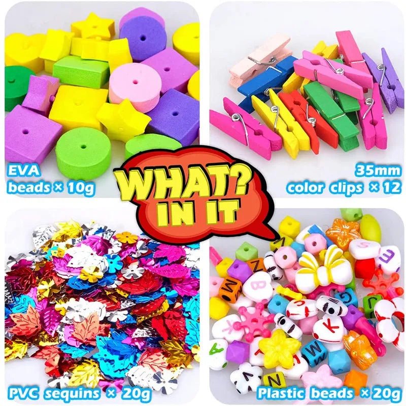 Arts & Crafts Supplies For Kids 1200pc | All In One DIY Crafting Kit - VarietyGifts