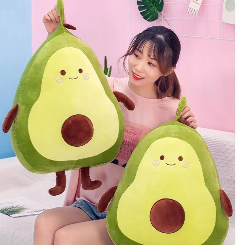 Avocado Soft Pillow Plush | Kawaii Cartoon Teddy, Avocado Squishmallow - VarietyGifts