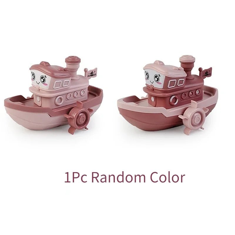 Baby Bath Toy Cartoon Ship | Clockwork, Wind Up Bath Toy, Toddler - VarietyGifts