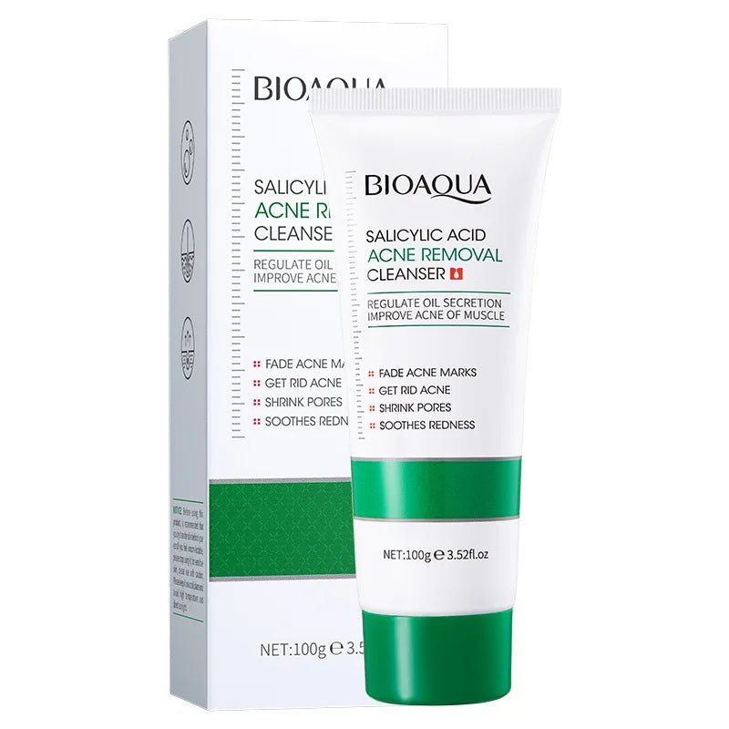 BIOAQUA Salicylic Acid Cleanser | Acne, Blackheads, For Sensitive Skin - VarietyGifts