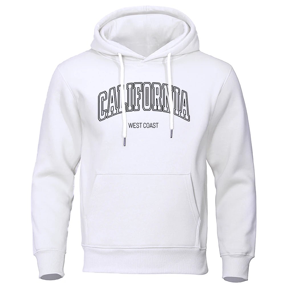 California Printed Hoodie | Mens, Oversized, Breathable