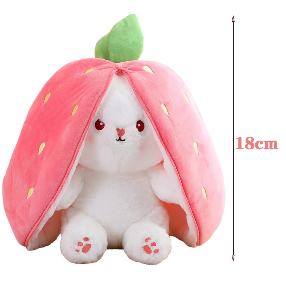 Cute Rabbit Stuffed Animal 18cm | Fluffy Toy Rabbit Teddy - VarietyGifts