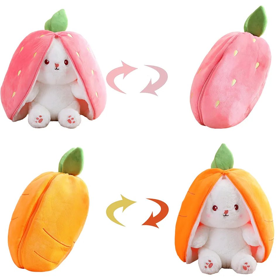 Cute Rabbit Stuffed Animal 18cm | Fluffy Toy Rabbit Teddy - VarietyGifts