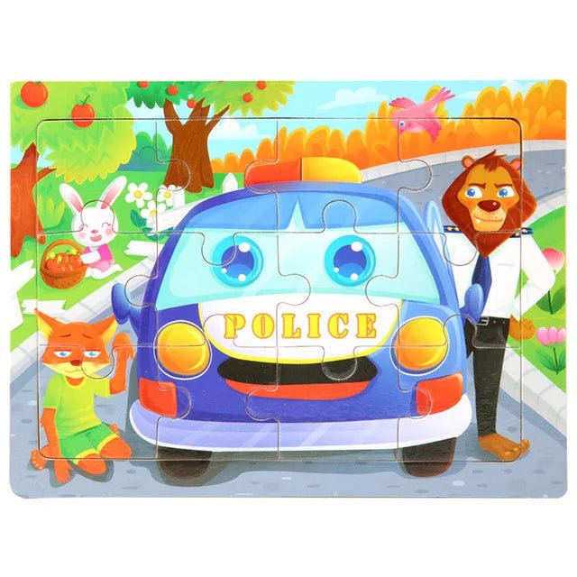 Children's 30 Piece Cartoon Jigsaw Puzzle | Montessori Kids Puzzle - VarietyGifts