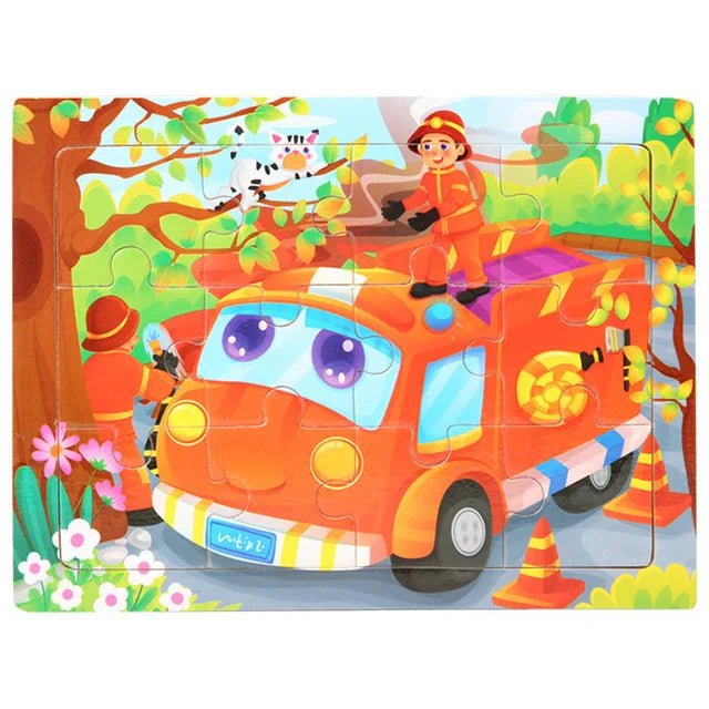 Children's 30 Piece Cartoon Jigsaw Puzzle | Montessori Kids Puzzle - VarietyGifts