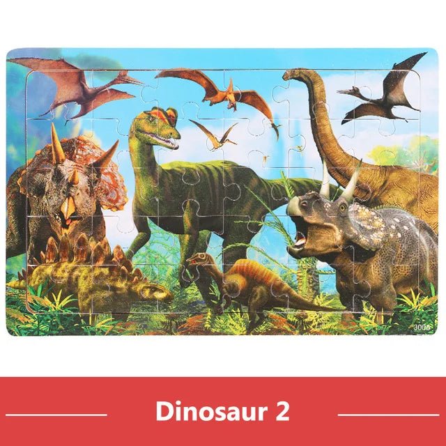 Children's 30 Piece Cartoon Jigsaw Puzzle | Montessori Kids Puzzle - VarietyGifts