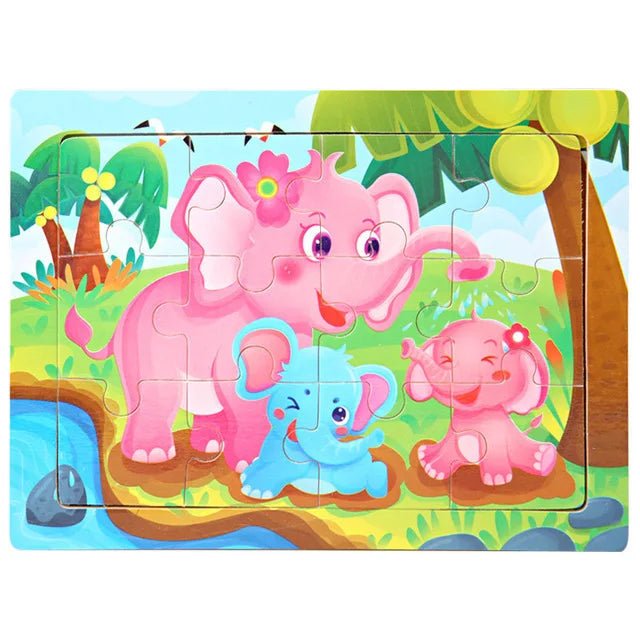 Children's 30 Piece Cartoon Jigsaw Puzzle | Montessori Kids Puzzle - VarietyGifts