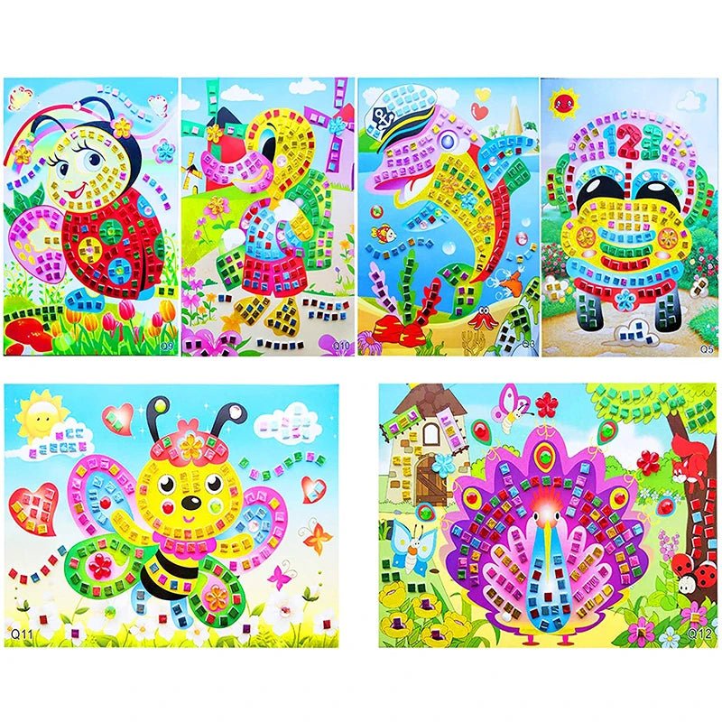 Children's DIY Mosaic Art | Mosaic Stickers, Art Kits, Creative Gift - VarietyGifts