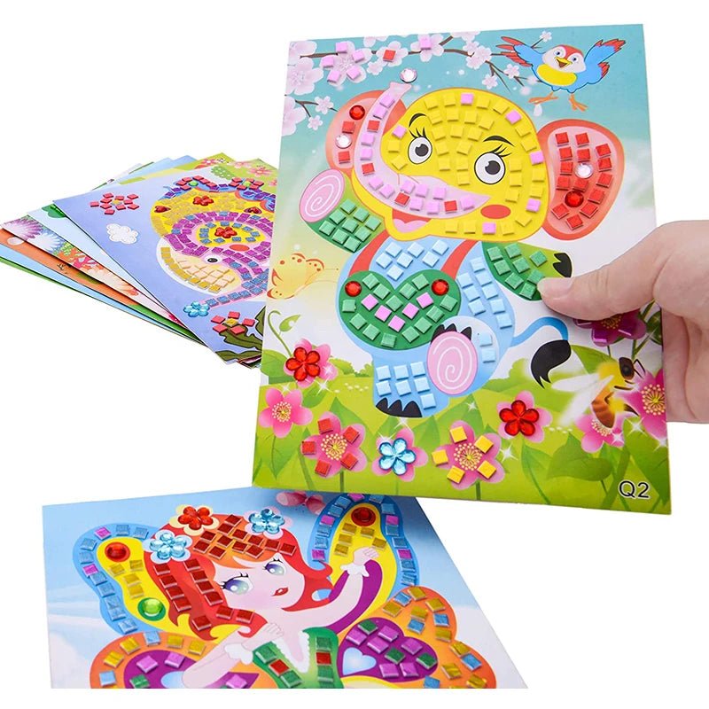 Children's DIY Mosaic Art | Mosaic Stickers, Art Kits, Creative Gift - VarietyGifts