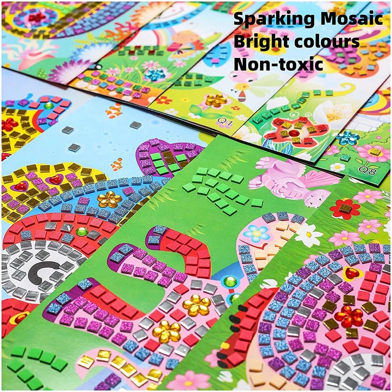 Children's DIY Mosaic Art | Mosaic Stickers, Art Kits, Creative Gift - VarietyGifts