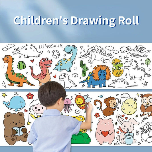 Children's Drawing Roll | Create Art, Graffiti Art, DIY Colouring - VarietyGifts
