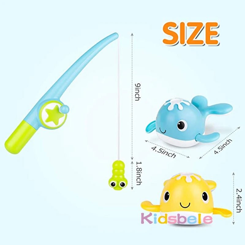 Children's Fishing Game Bath Toys | Bathtub Toys For Toddlers & Kids - VarietyGifts