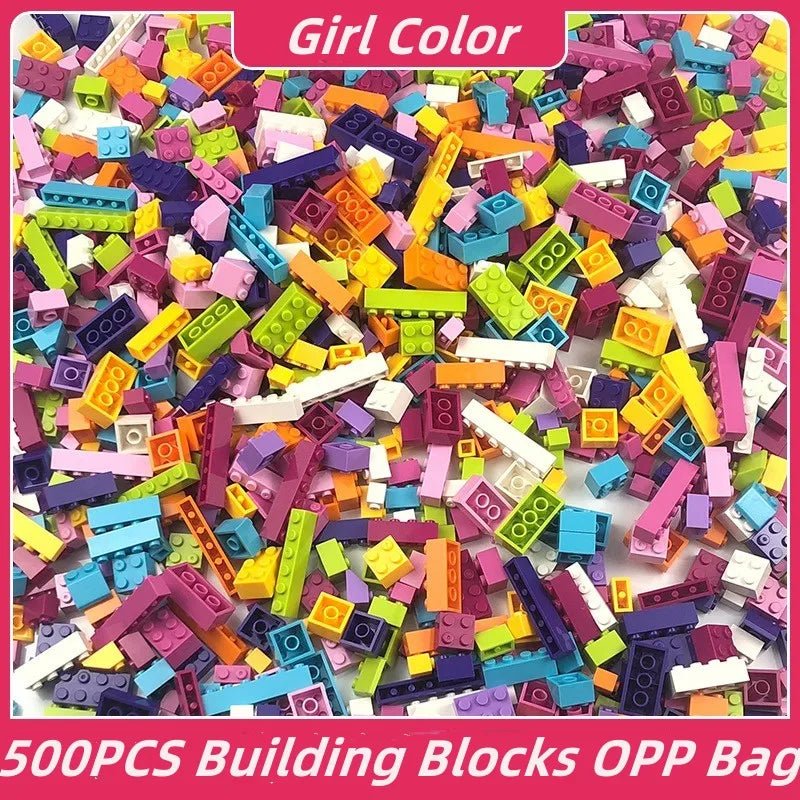 Children's Lego Bricks 500pc | DIY Building Blocks, Educational Toys - VarietyGifts