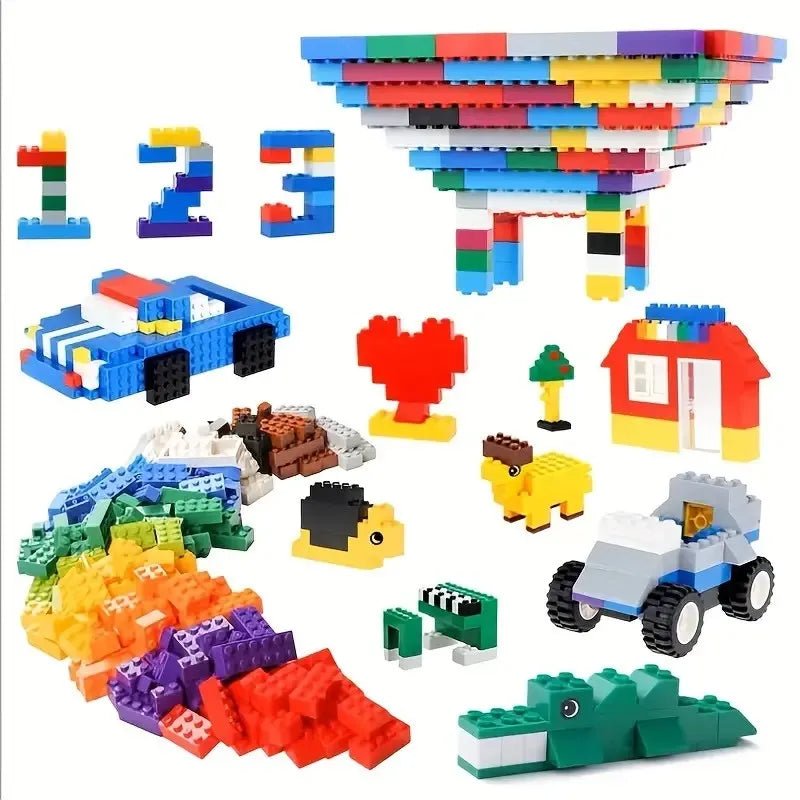 Children's Lego Bricks 500pc | DIY Building Blocks, Educational Toys - VarietyGifts