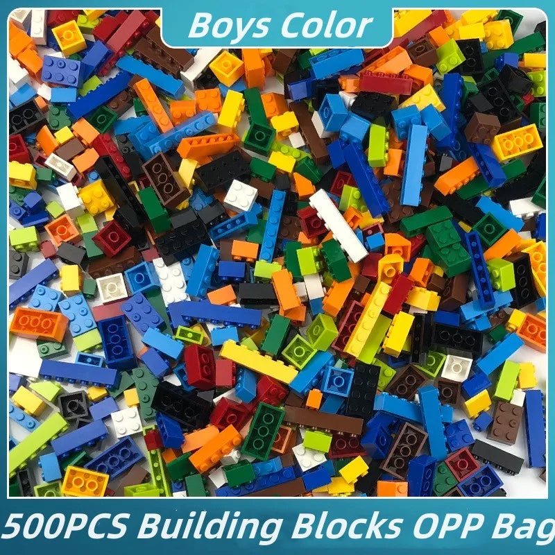 Children's Lego Bricks 500pc | DIY Building Blocks, Educational Toys - VarietyGifts