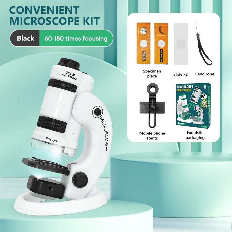 Children's Microscope | STEM Science Exploration, Portable Biology - VarietyGifts