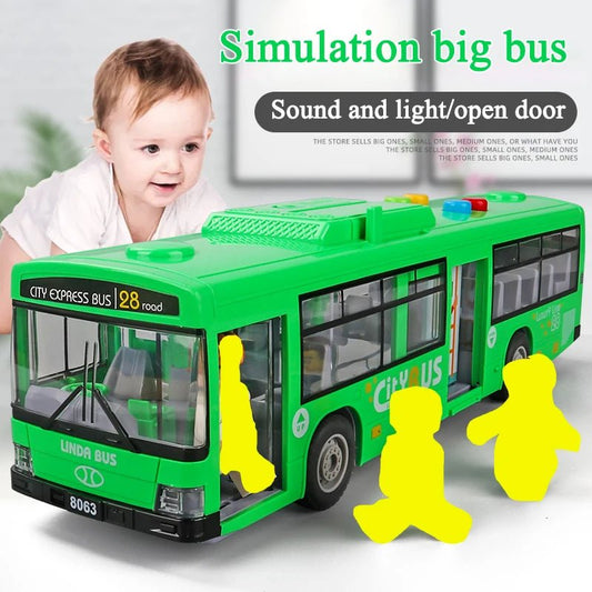 Children's Model Bus | Kids Fully Functioning Toy Bus + 3 Free Gifts - VarietyGifts