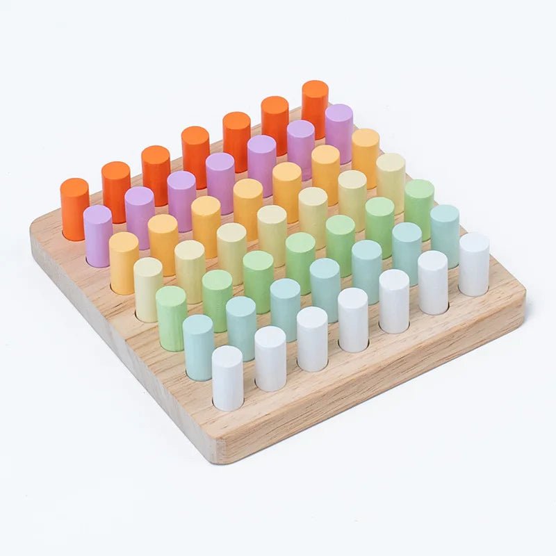 Children's Montessori Wooden Plugboard | Early Education, Colourful - VarietyGifts