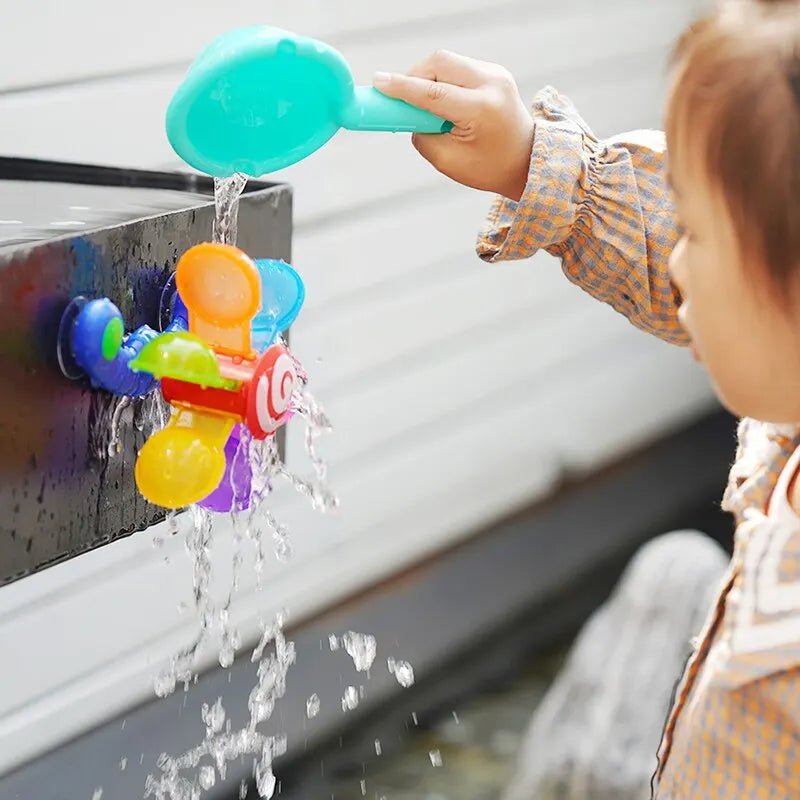 Colourful Waterwheel Bath Toy | Water Sprinkler Bath Toy - VarietyGifts