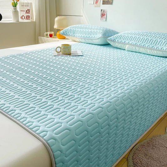 Comfy Thin Mattress Cover | Summer Cooling Mattress Quilted Protector - VarietyGifts