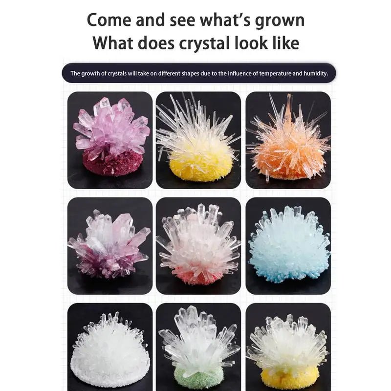 Crystal Growing Science Kit | Crystal Making Kit, Science Experiments - VarietyGifts