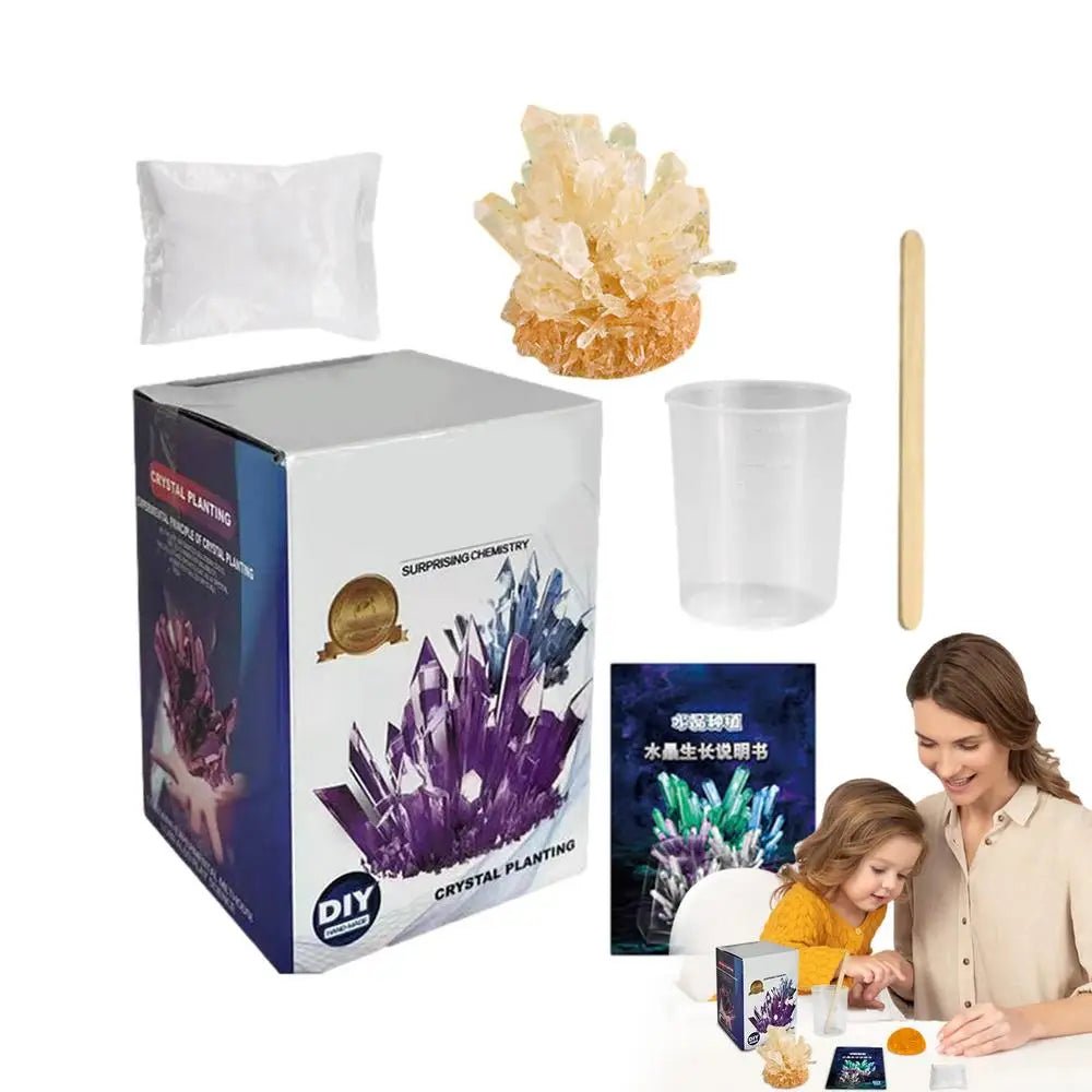 Crystal Growing Science Kit | Crystal Making Kit, Science Experiments - VarietyGifts