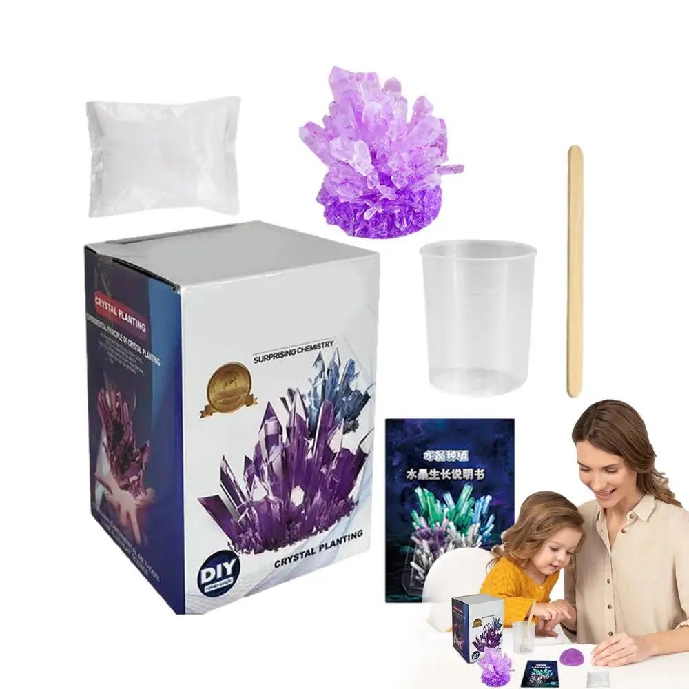 Crystal Growing Science Kit | Crystal Making Kit, Science Experiments - VarietyGifts