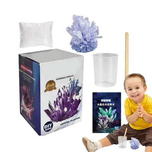 Crystal Growing Science Kit | Crystal Making Kit, Science Experiments - VarietyGifts