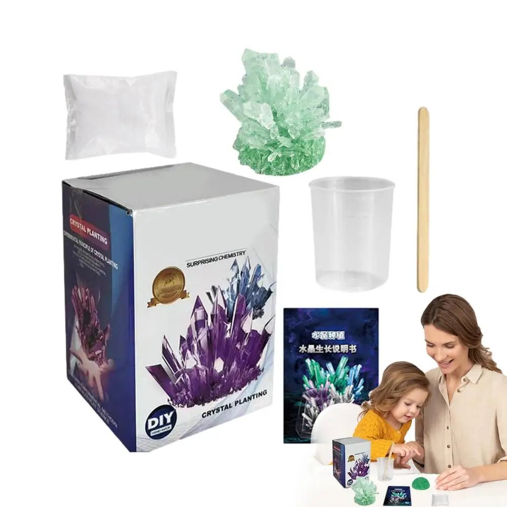 Crystal Growing Science Kit | Crystal Making Kit, Science Experiments - VarietyGifts