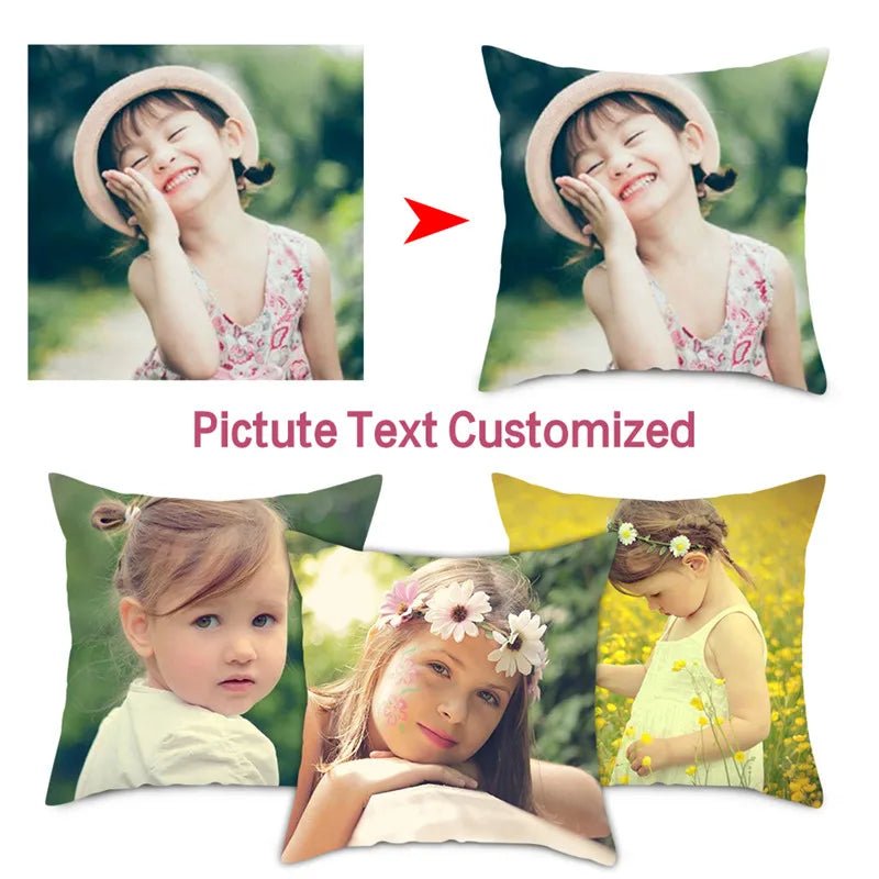 Personalised Cushion Cover | Custom Made Pillows With Photos & Text