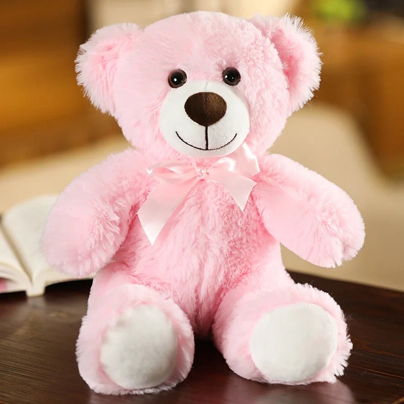 Cute Colourful Teddy Bear | 35CM Fluffy Plush Bear, Comforting, Cuddle - VarietyGifts