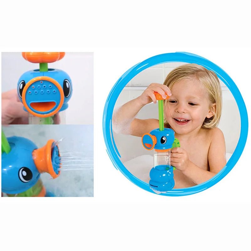 Cute Duck Waterwheel Bath Toy | Kids Shower Toys, Water Spraying Wheel - VarietyGifts