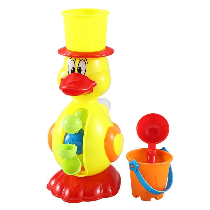 Cute Duck Waterwheel Bath Toy | Kids Shower Toys, Water Spraying Wheel - VarietyGifts