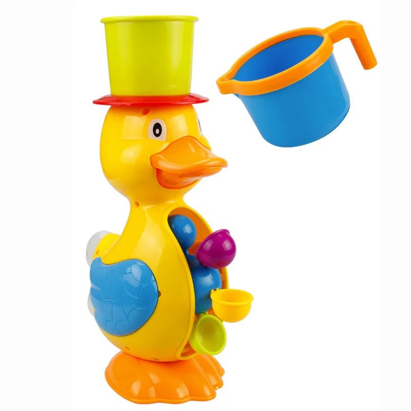 Cute Duck Waterwheel Bath Toy | Kids Shower Toys, Water Spraying Wheel - VarietyGifts