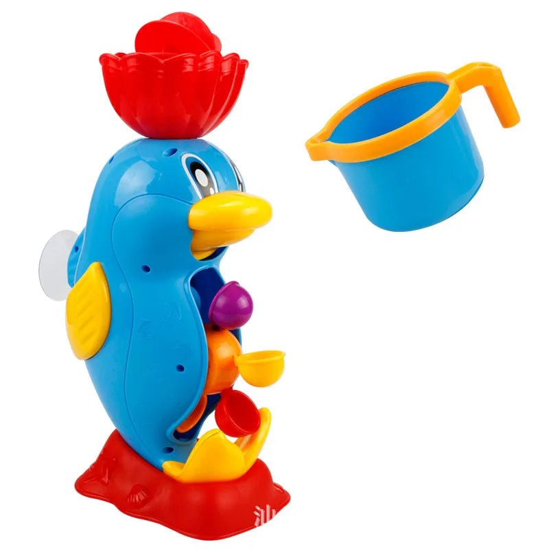 Cute Duck Waterwheel Bath Toy | Kids Shower Toys, Water Spraying Wheel - VarietyGifts