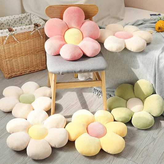 Cute Flower Shaped Cushions | Fluffy & Soft Girly Decorative Cushion - VarietyGifts