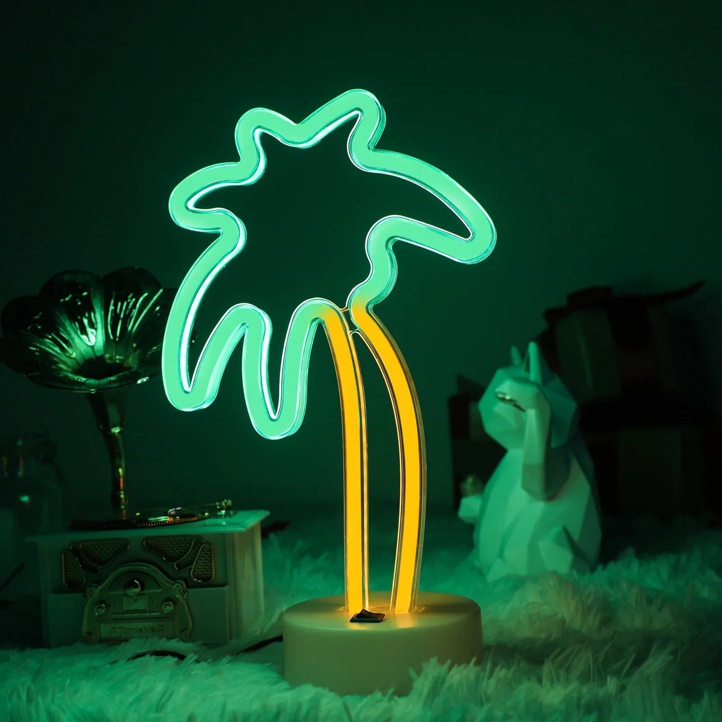 Cute LED Neon Night Light | Bright Colourful Bedroom Decor USB Powered - VarietyGifts