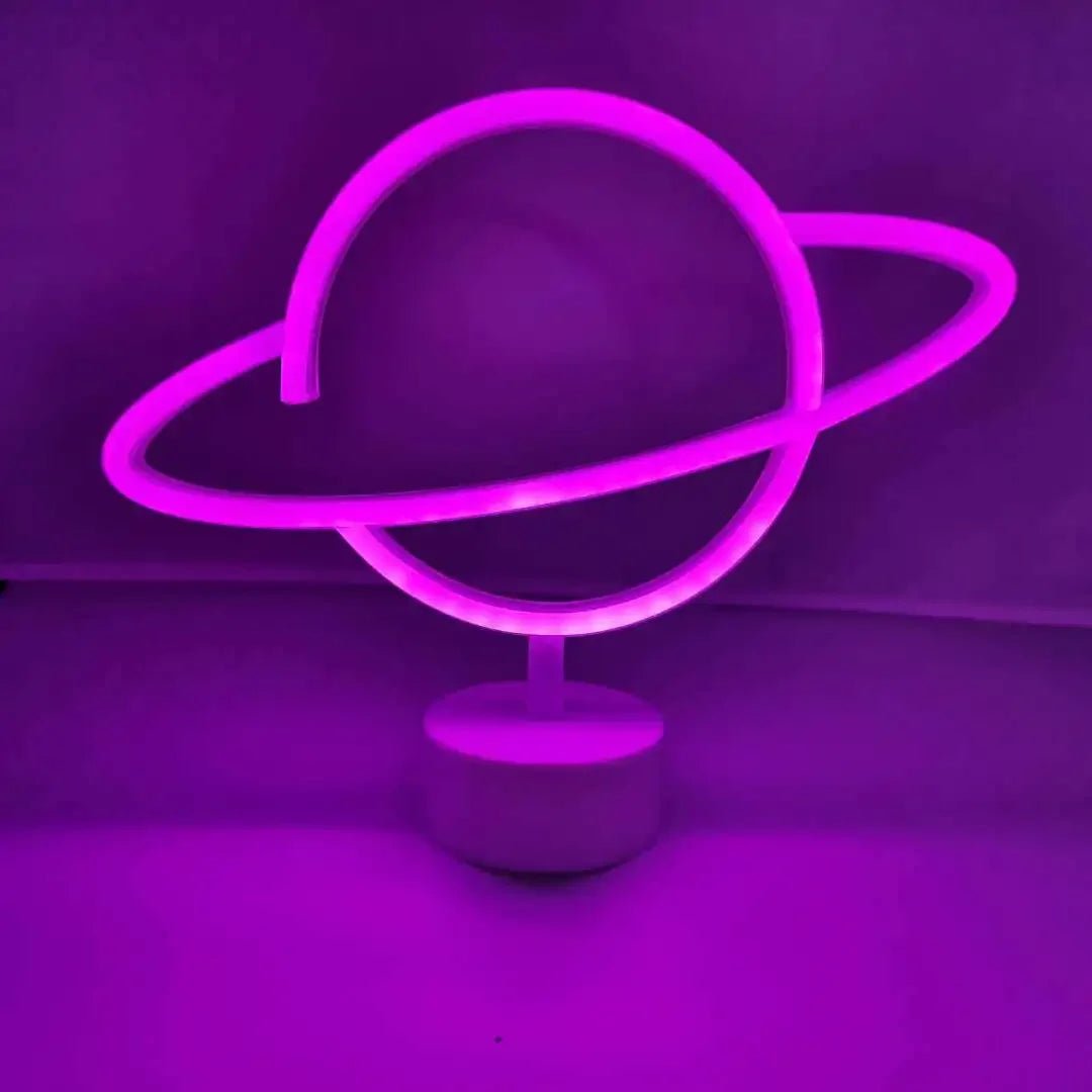 Cute LED Neon Night Light | Bright Colourful Bedroom Decor USB Powered - VarietyGifts