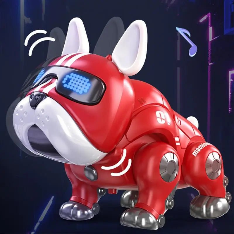 Dancing Musical Robot Bulldog | Interactive Dog With Lights Toy, Kids - VarietyGifts