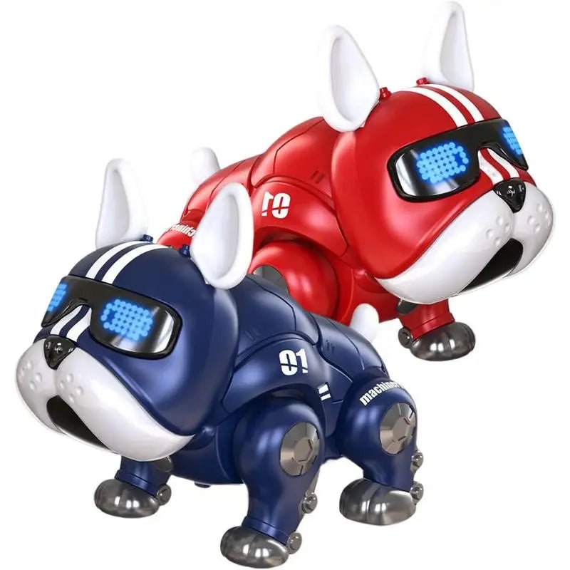 Dancing Musical Robot Bulldog | Interactive Dog With Lights Toy, Kids - VarietyGifts