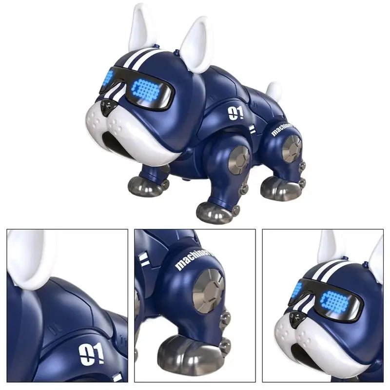 Dancing Musical Robot Bulldog | Interactive Dog With Lights Toy, Kids - VarietyGifts