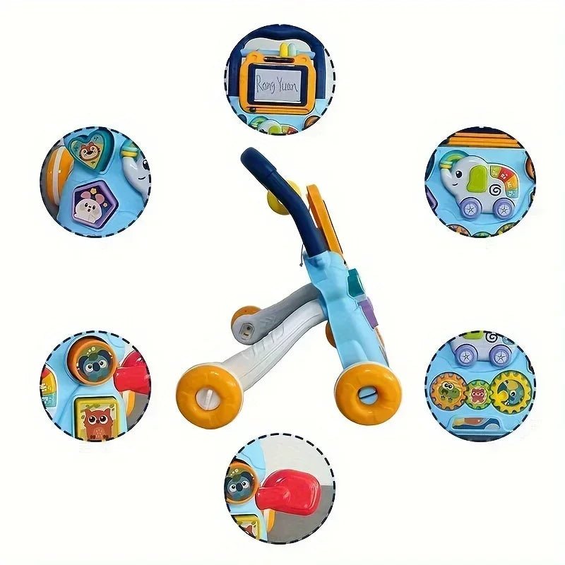 Early Educational Baby Walker | Toddler Learning To Walk, Push Walker - VarietyGifts