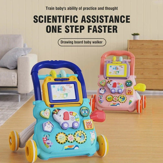 Early Educational Baby Walker | Toddler Learning To Walk, Push Walker - VarietyGifts