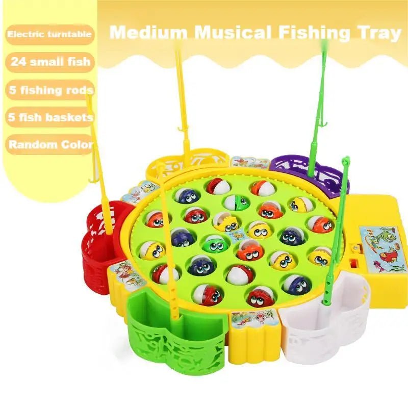 Electric Rotating Magnetic Fishing Toy | Children's Spinning Fish Game - VarietyGifts